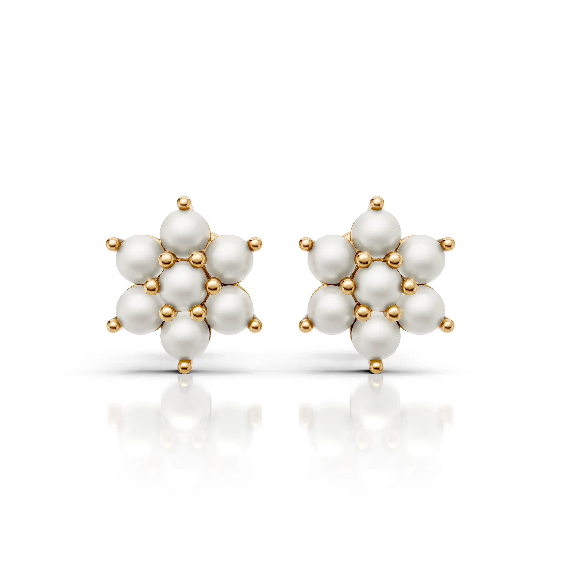 Pearl Floral Cluster Design